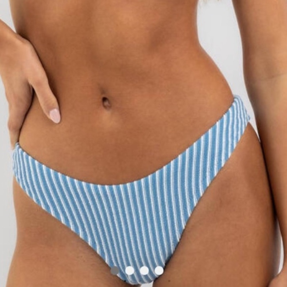 {Rhythm.} x Free People Brand New Ocean Striped Bikini Bottoms